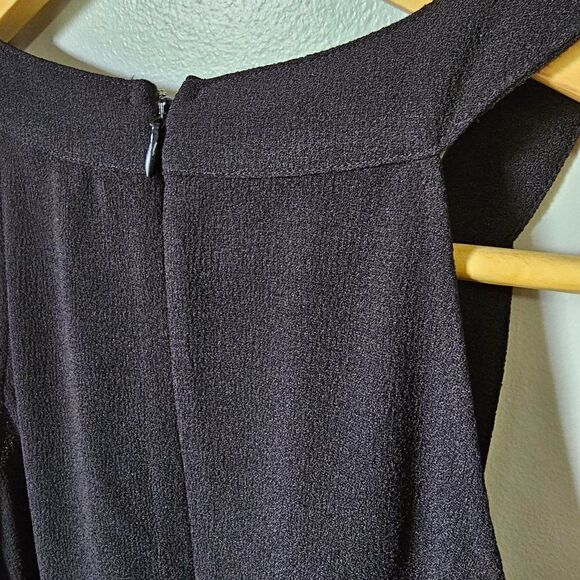 EUC SPEECHLESS BLACK CUT OUT HALTER NECK SKATER DRESS SIZE LARGE - Picture 12 of 14